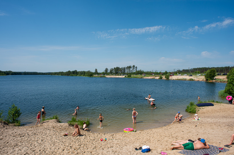 Луховицы голубые озера