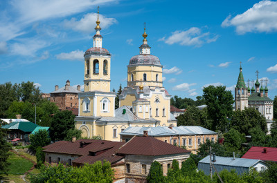 Серпухов, Соборная Гора, вид со смотровой площадки, Церковь Илии Пророка