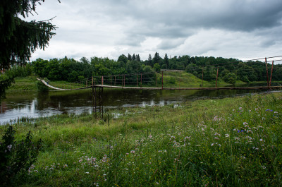Подвесной мост в Тучково