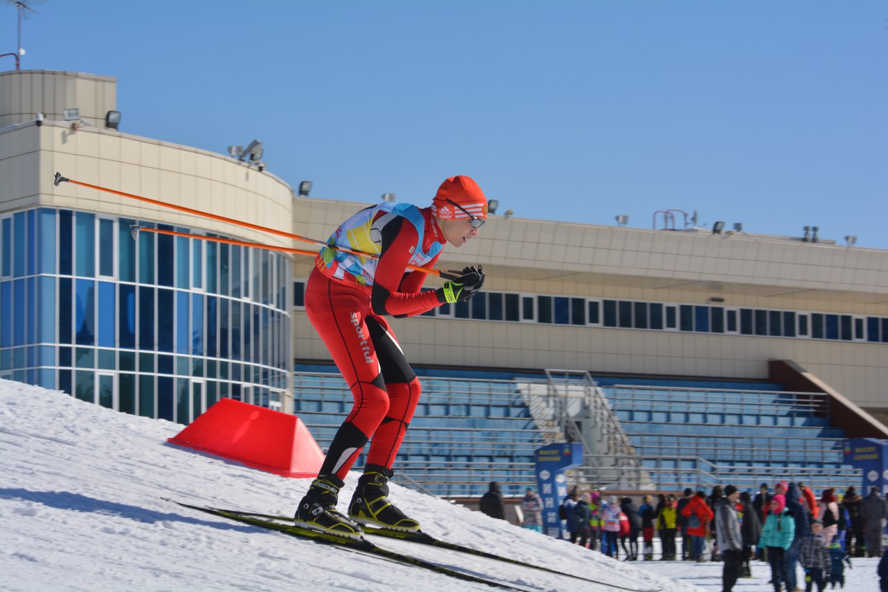 Лыжная трасса у стадиона "Зоркий"